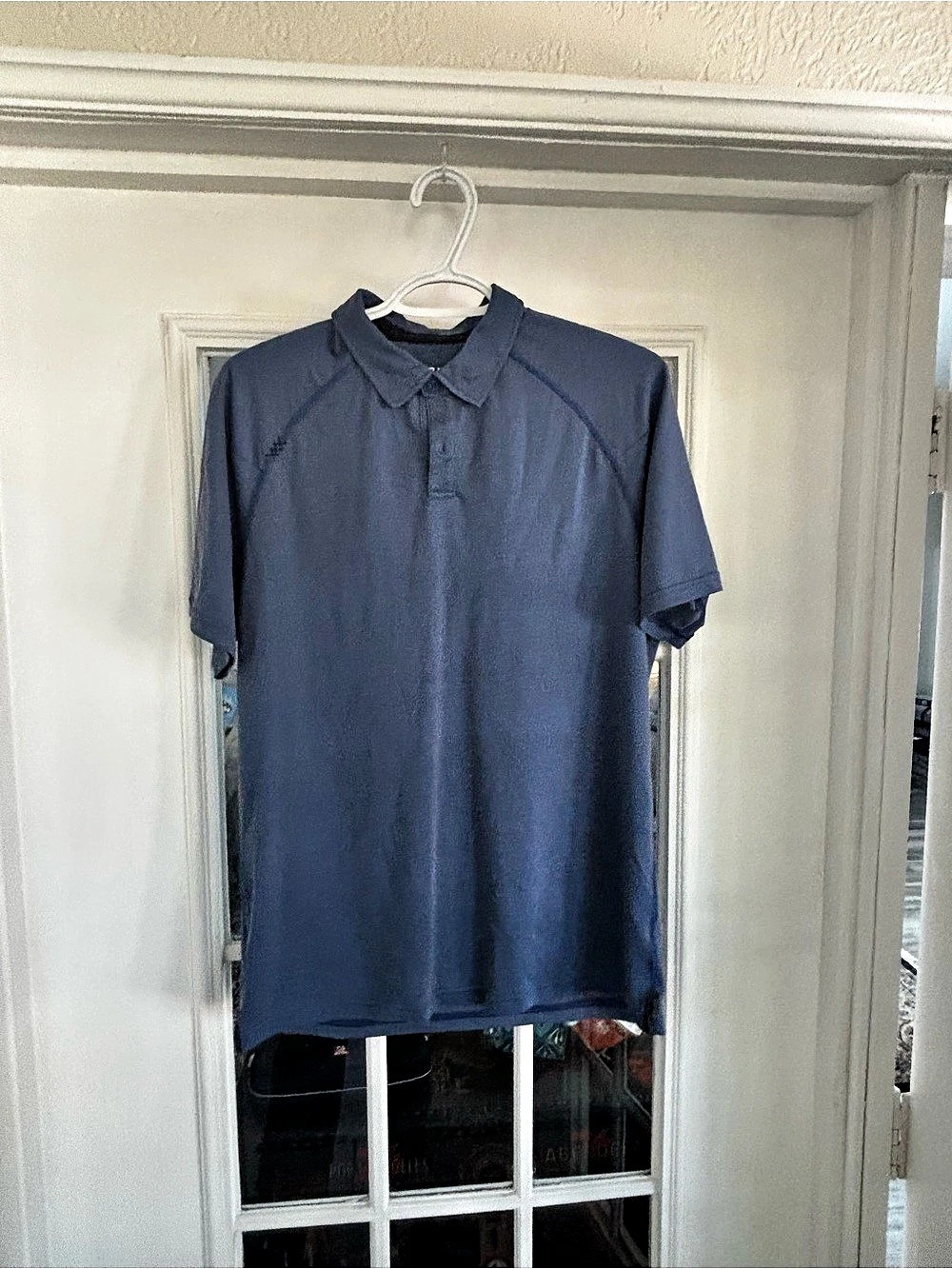 RHONE Delta Pique Polo Performance Polo Blue Medium